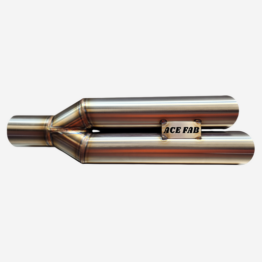 Slash Cut Staggered Shotgun Exhaust Tip