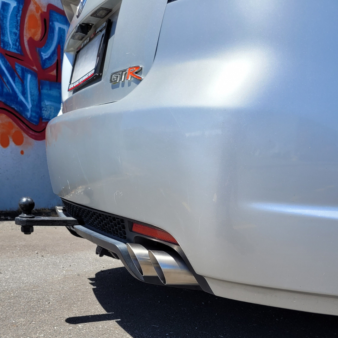 Slash Cut Staggered Shotgun Exhaust Tip