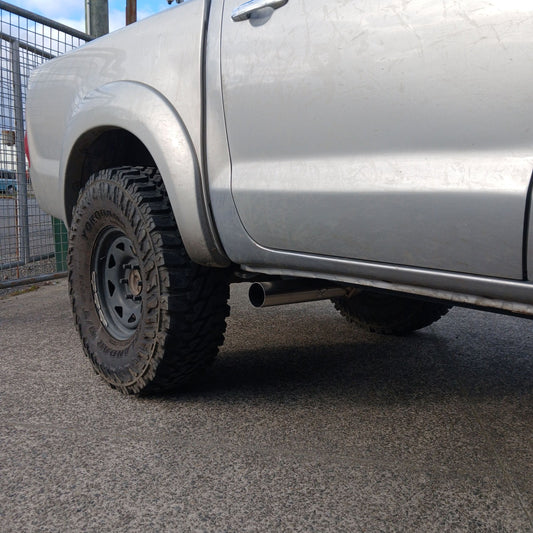 Toyota Hilux N70 3" Straight Side Exit