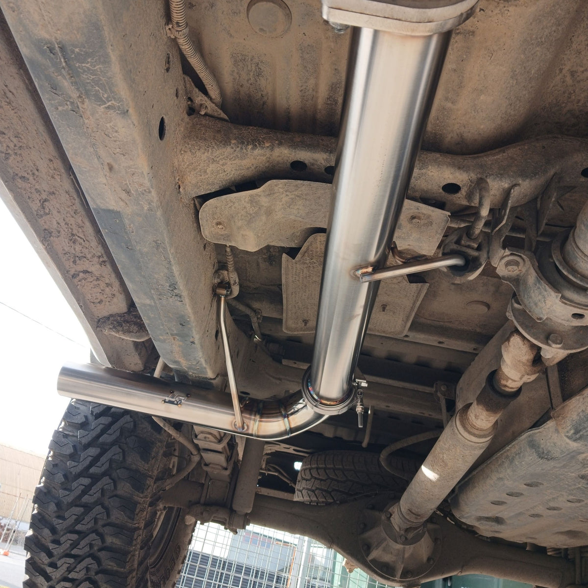 Alpha Boost Series - Toyota Hilux N70 3" Turbo Back Straight Side Exit