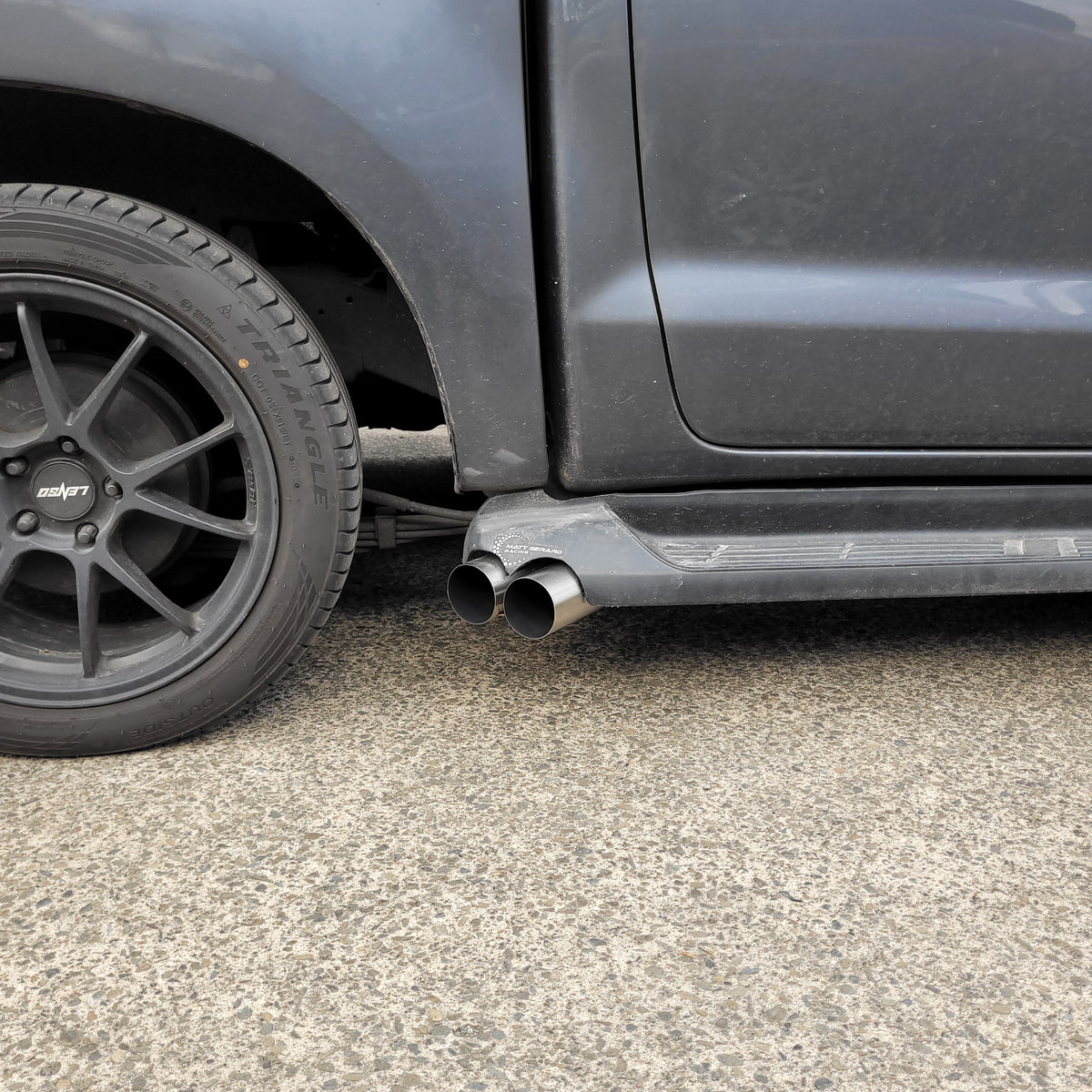 Toyota Hilux 2WD N70 3" Shotgun Tip Side Exit