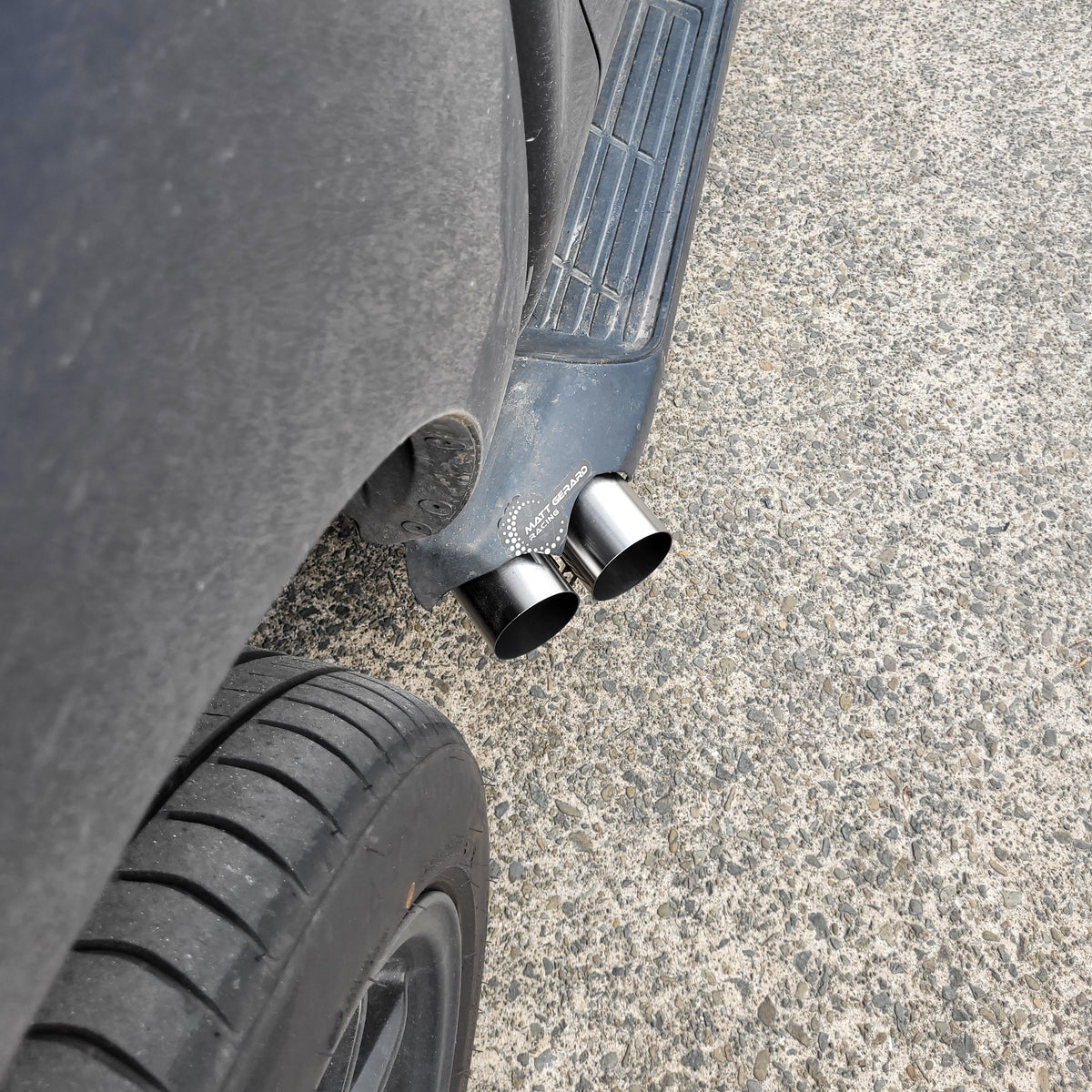 Toyota Hilux 2WD N70 3" Shotgun Tip Side Exit
