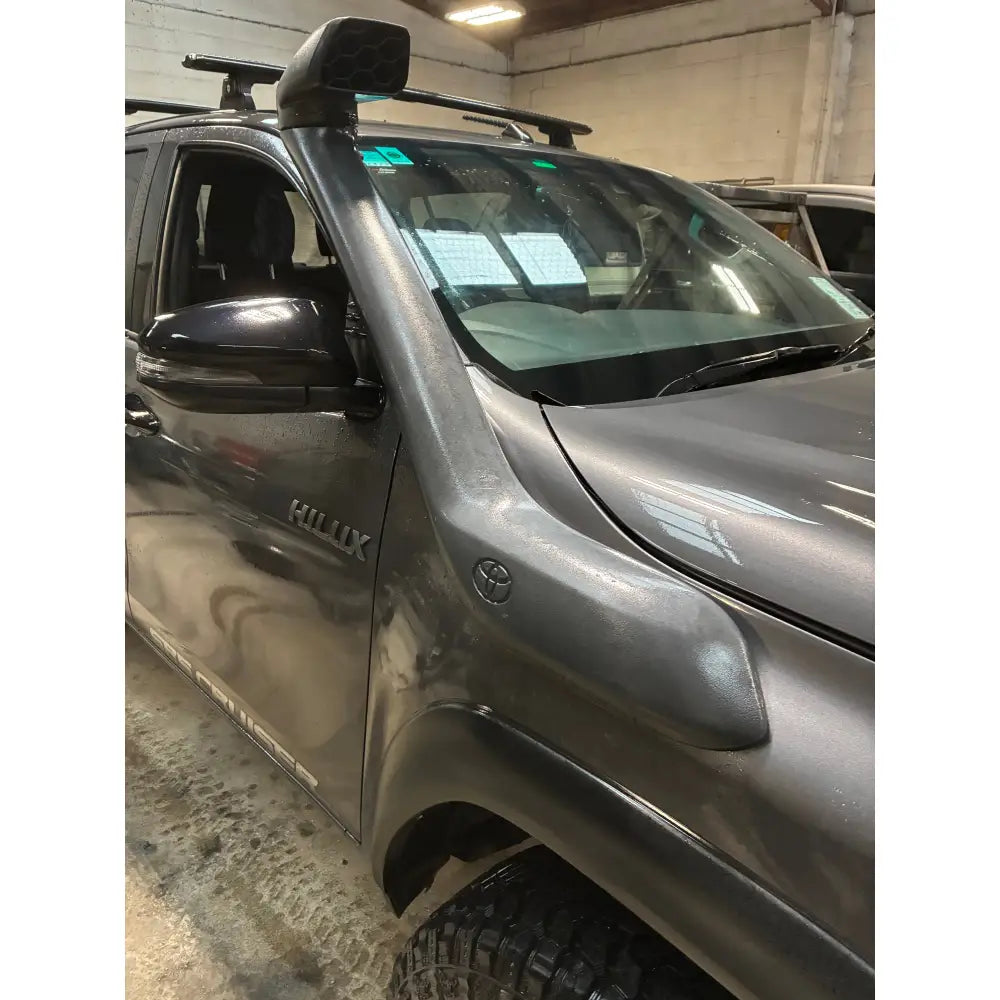 AJF FAB Toyota Hilux N80 4” Stainless Snorkel – Factory Snorkel Replacement Model