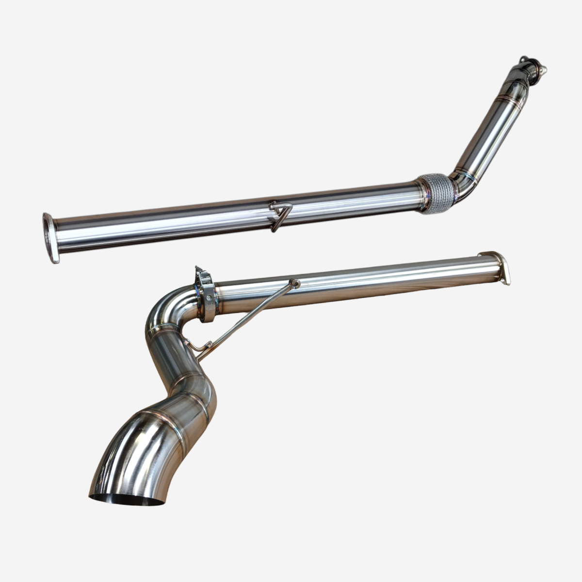 Alpha Boost Series - Toyota Hilux N70 4" Dumpy Turbo Back Side Exit