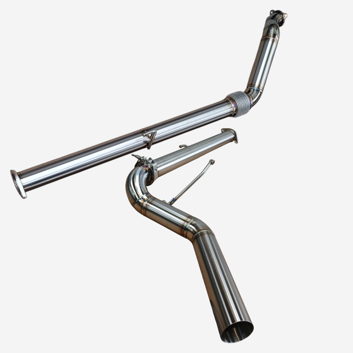 Alpha Boost Series - Toyota Hilux N70 3" Turbo Back Rear Facing Side Exit