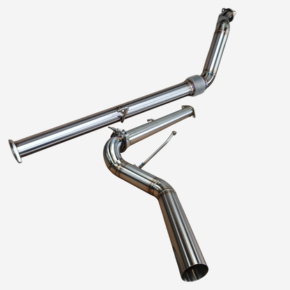 Alpha Boost Series - Toyota Hilux N70 3" Turbo Back Rear Facing Side Exit