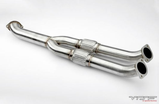 VRSF Nissan GTR 3.5″ Stainless Steel Mid Pipes